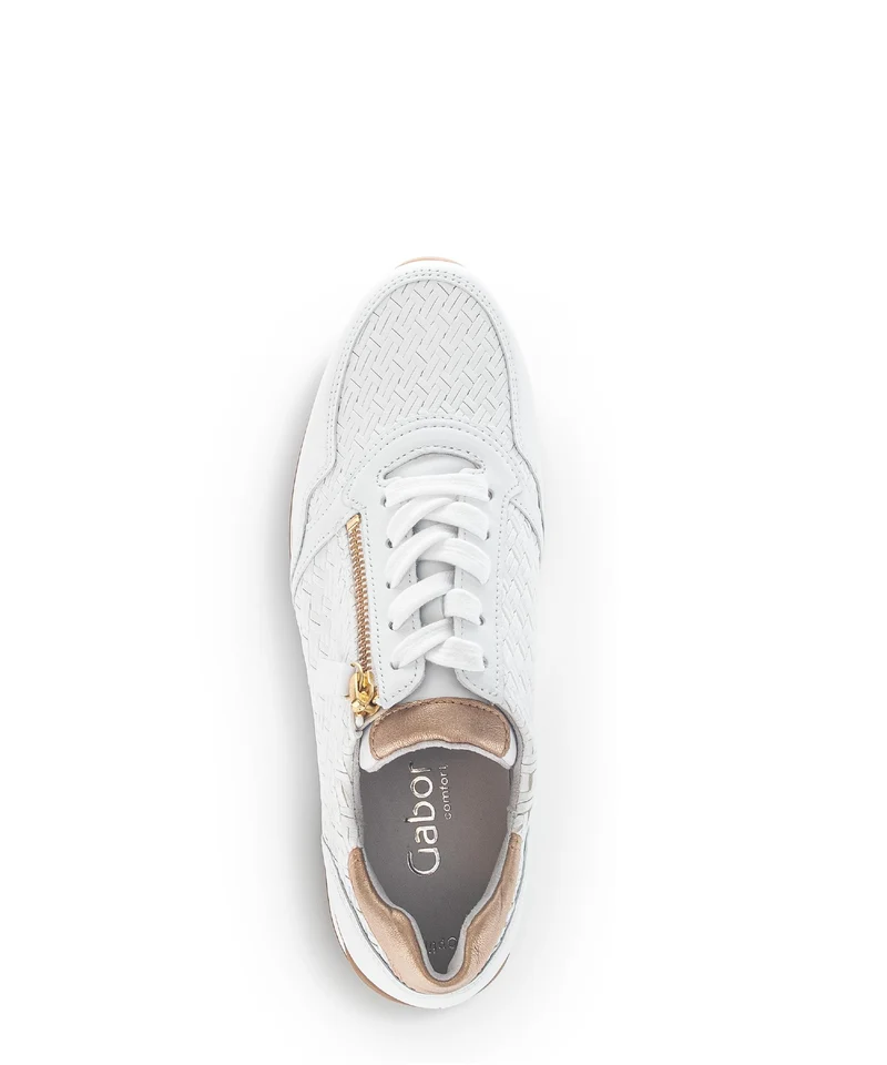 Baskets blanches en cuir
