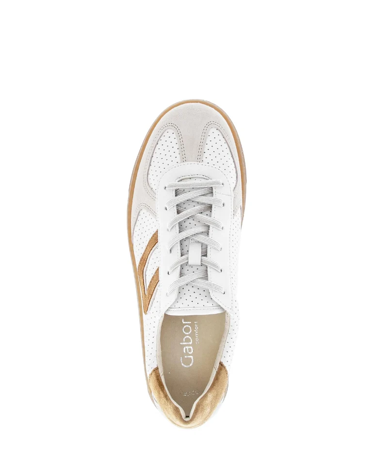 Baskets blanches en cuir