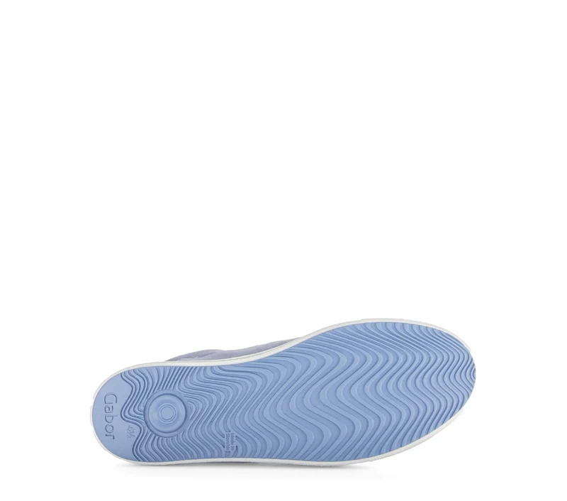 Baskets bleues en nubuck