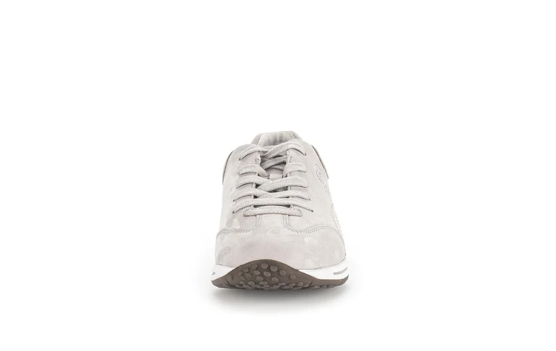 Baskets grises en cuir