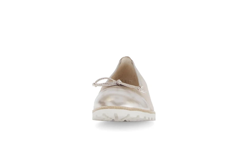 Ballerines beiges en nubuck