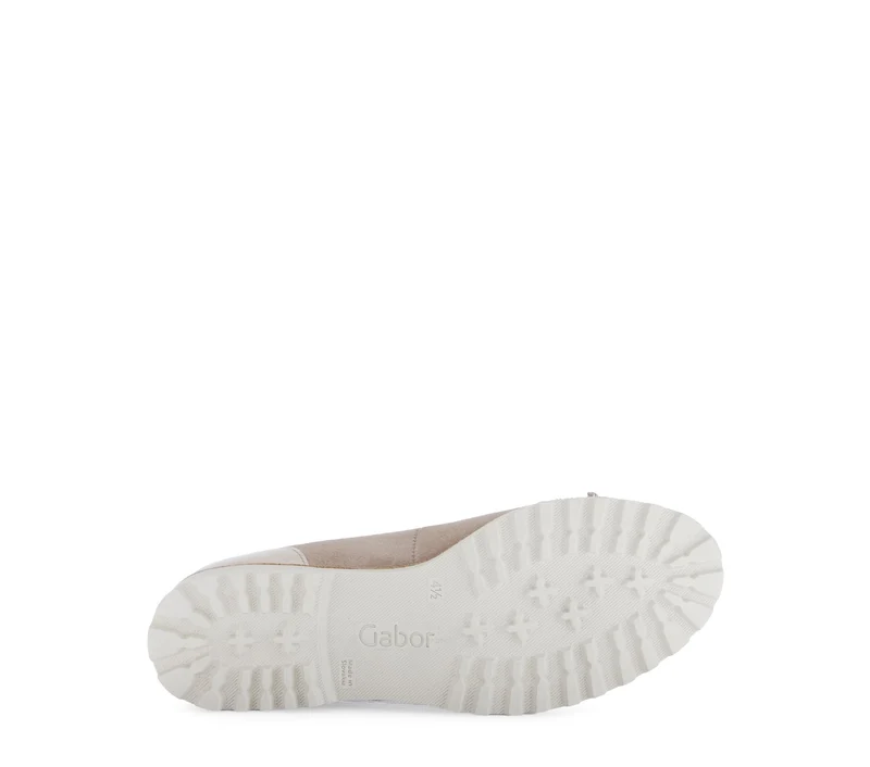 Ballerines beiges en nubuck