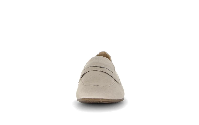 Mocassins beige en nubuck