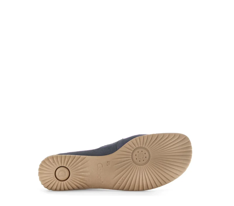 Mocassins bleu marine en nubuck