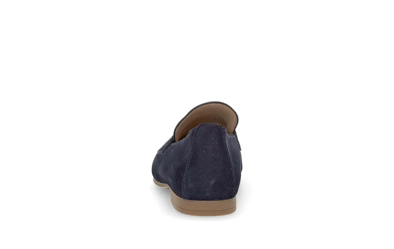 Mocassins bleus en nubuck
