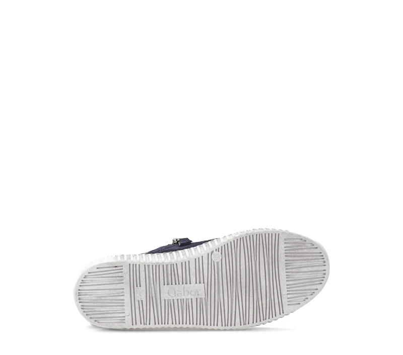 Baskets bleues en cuir