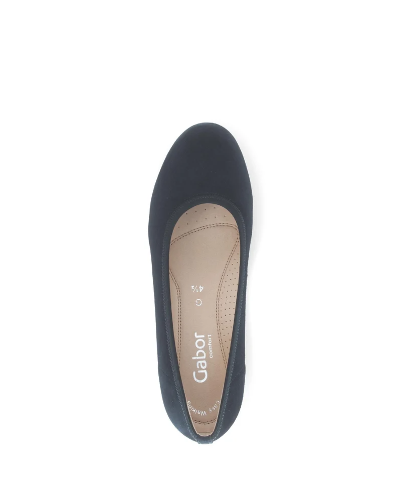 Ballerines bleues en nubuck