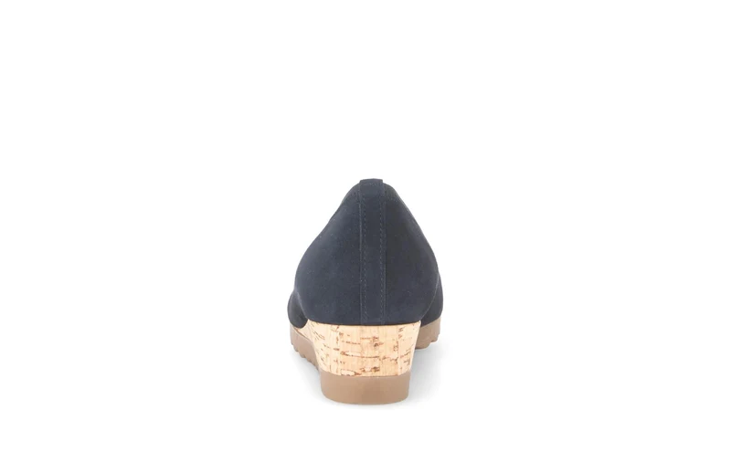 Ballerines bleues en nubuck
