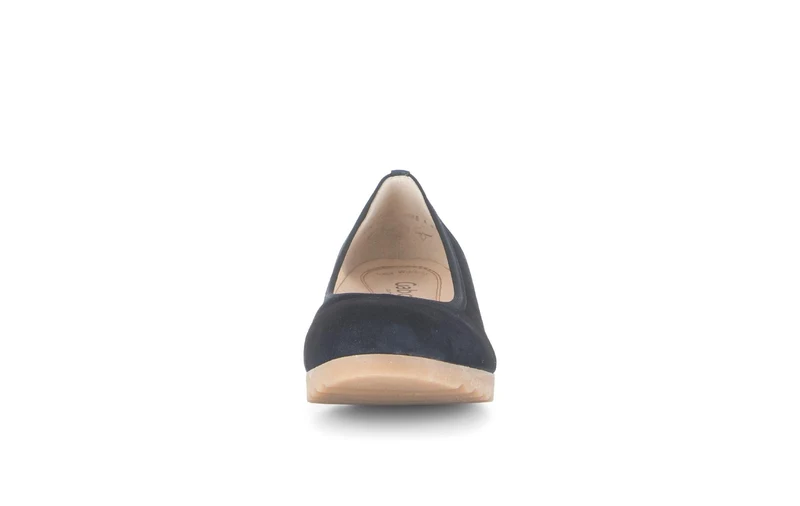 Ballerines bleues en nubuck