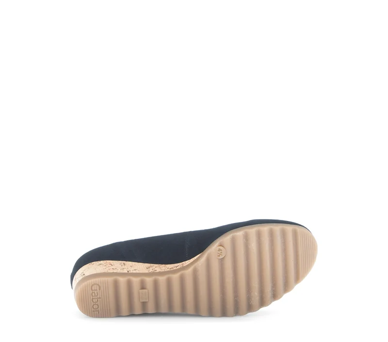 Ballerines bleues en nubuck