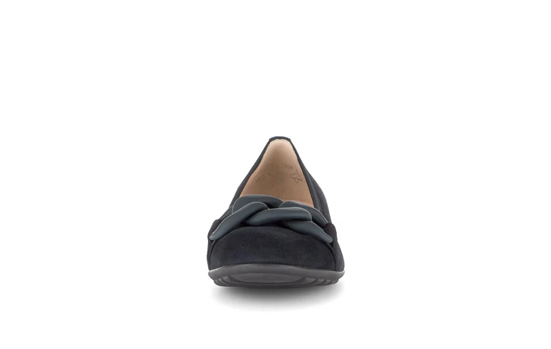 Ballerines bleues en nubuck