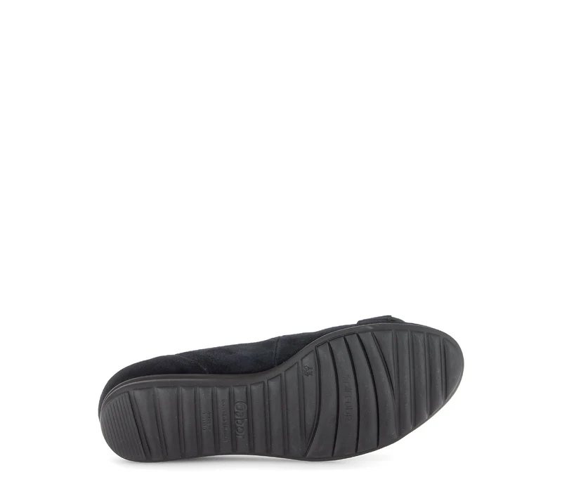 Ballerines bleues en nubuck
