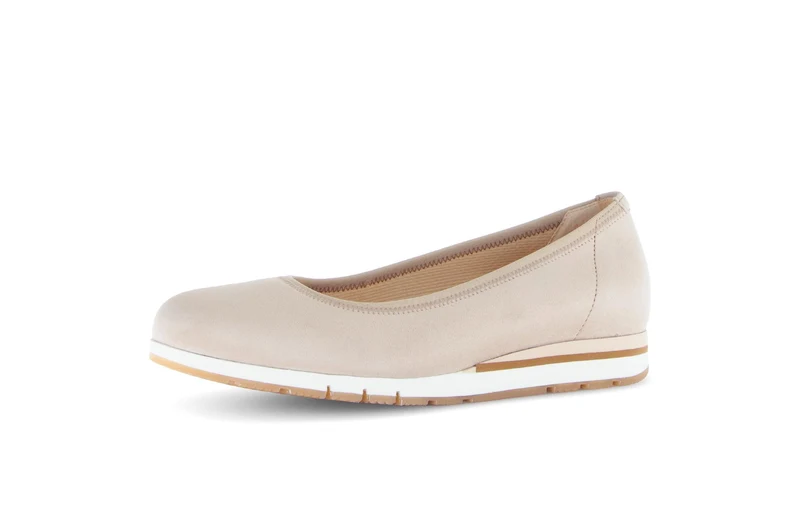 Ballerines beiges en Nubuck