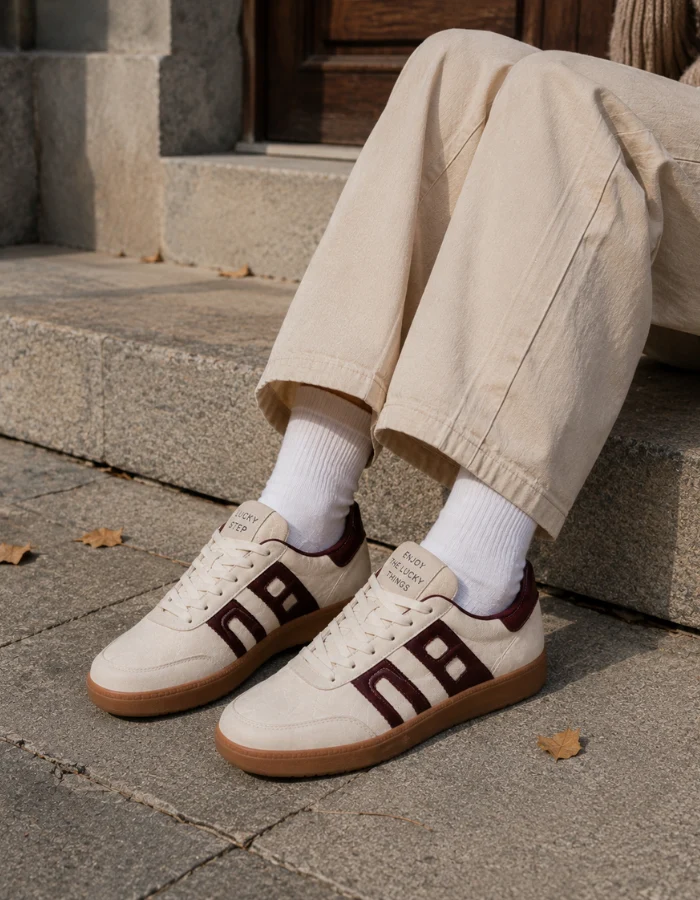 Shearly Beige/Bordo