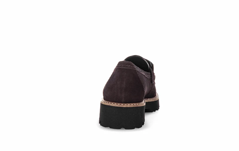 Mocassins marron en velours