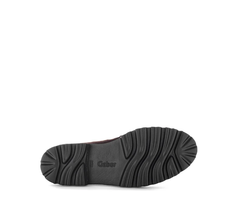 Mocassins marron en velours