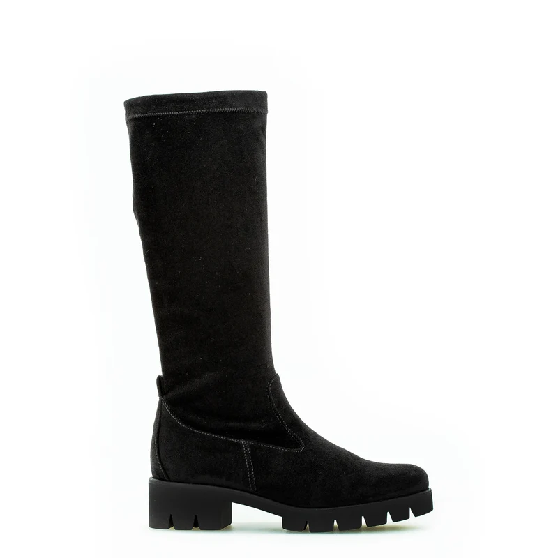 Bottes noires en velours