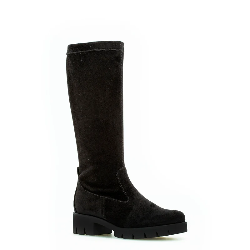 Bottes noires en velours