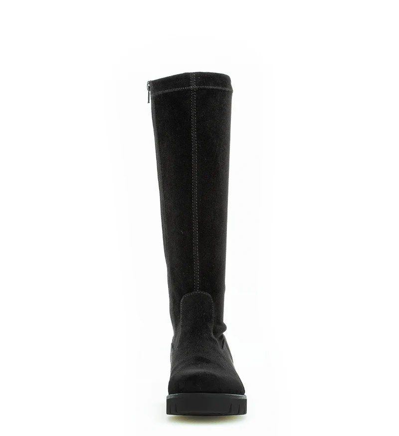 Bottes noires en velours