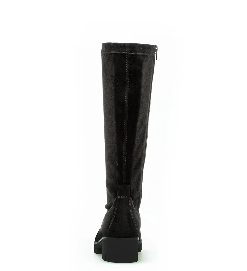 Bottes noires en velours