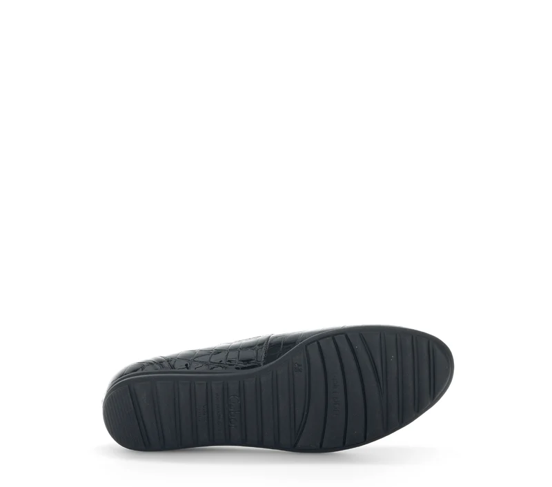 Ballerines noires en cuir vernis