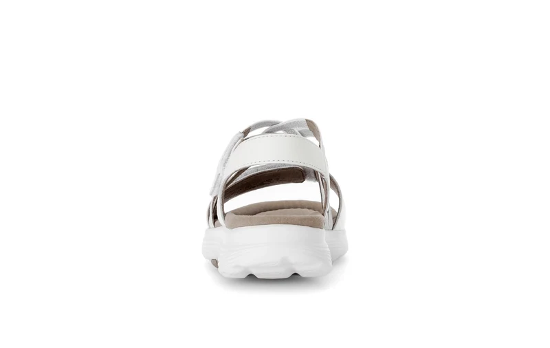 Sandales Rolling Soft blanches en cuir