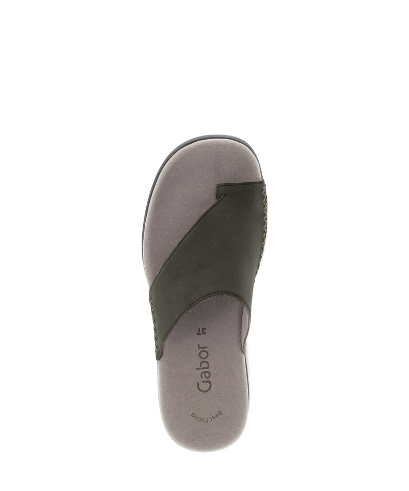 Mules marron en nubuck
