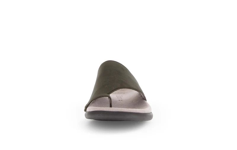 Mules marron en nubuck