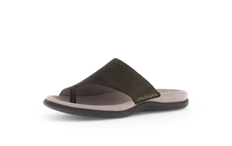 Mules marron en nubuck