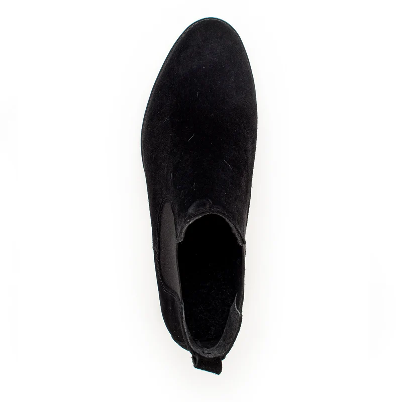 Bottines noires en suède