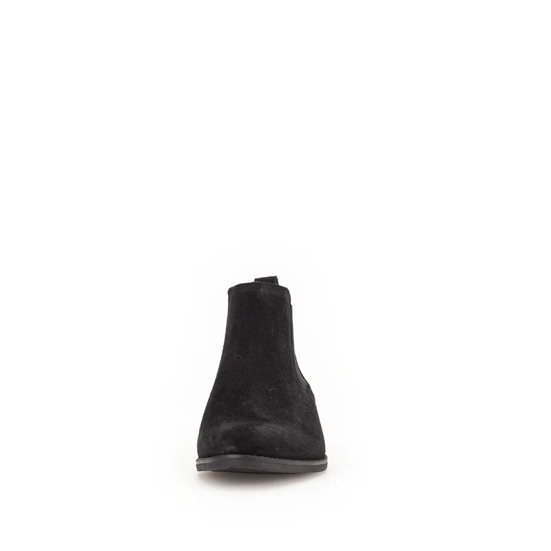 Bottines noires en suède