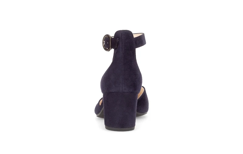 Escarpins bleus en nubuck