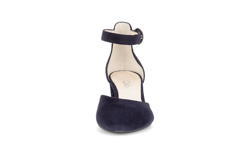 Escarpins bleus en nubuck