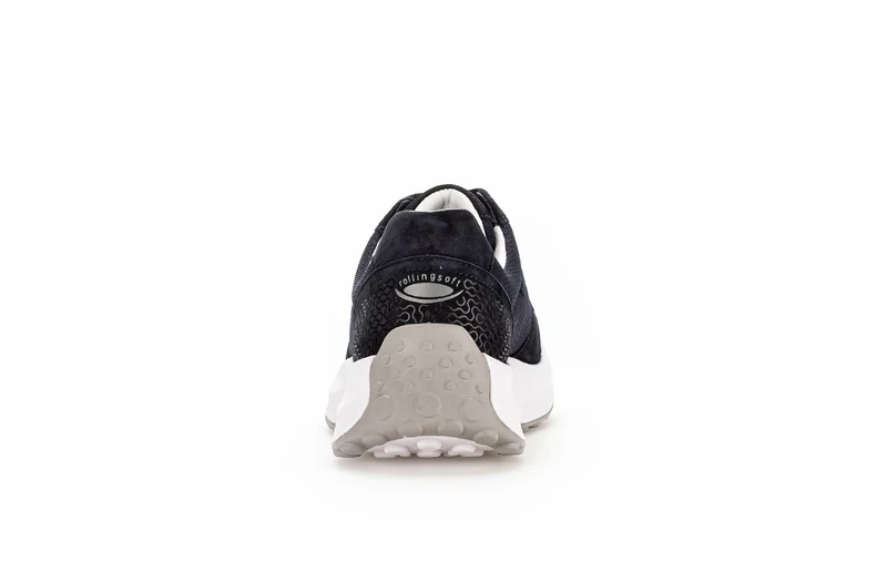 Baskets Rollingsoft bleues en Nubuck et textile