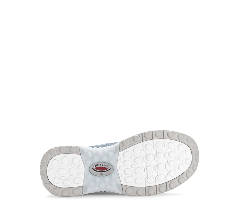 Baskets Rollingsoft bleues en Nubuck et textile