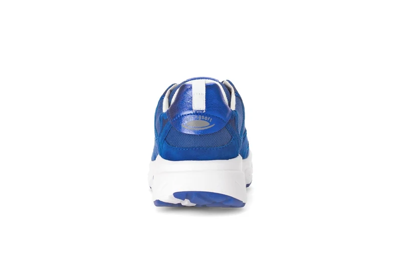 Baskets Rolling Soft bleues en nubuck et textile