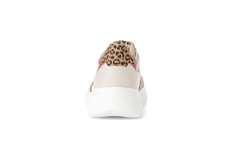 Baskets multicolores en cuir