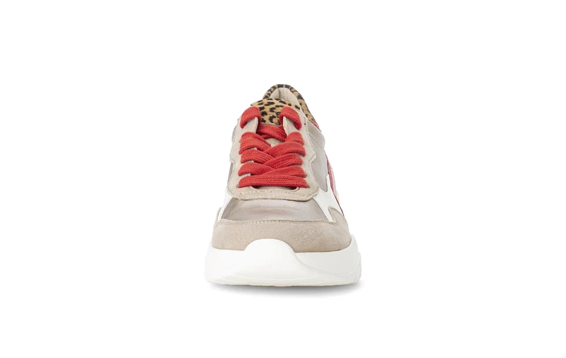 Baskets multicolores en cuir