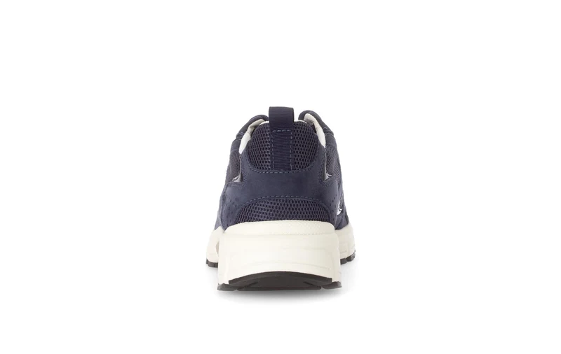 Baskets bleues en cuir