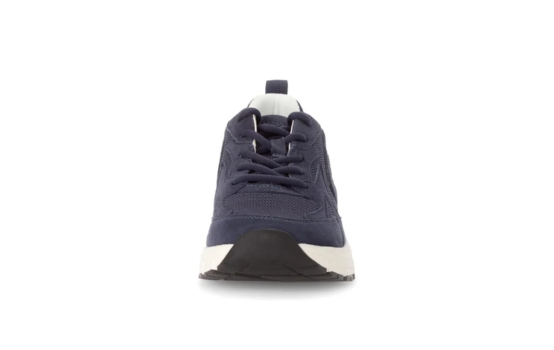 Baskets bleues en cuir