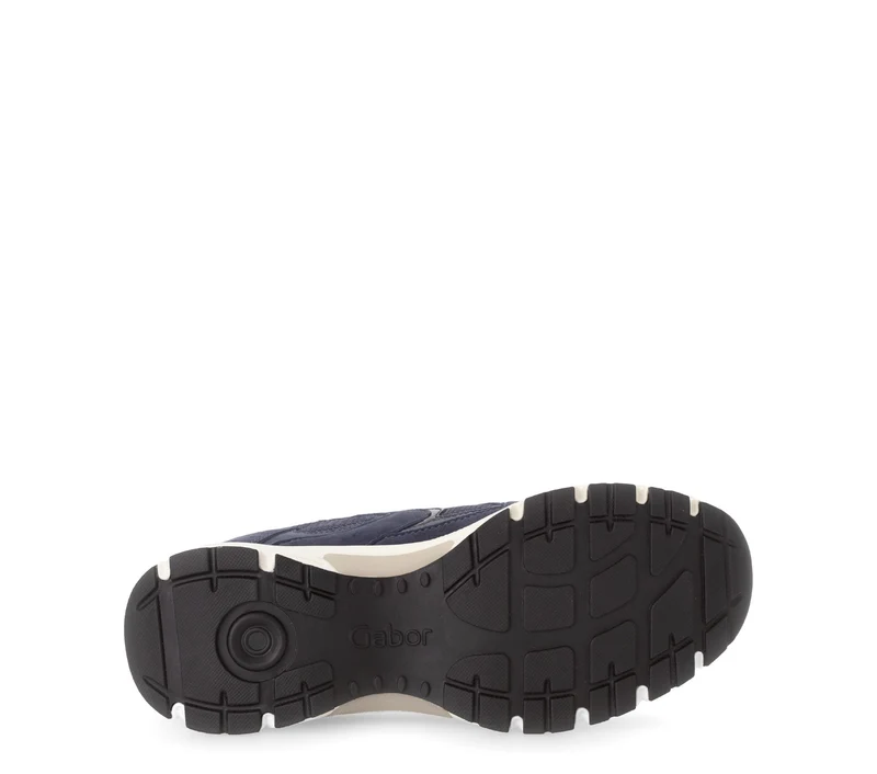 Baskets bleues en cuir