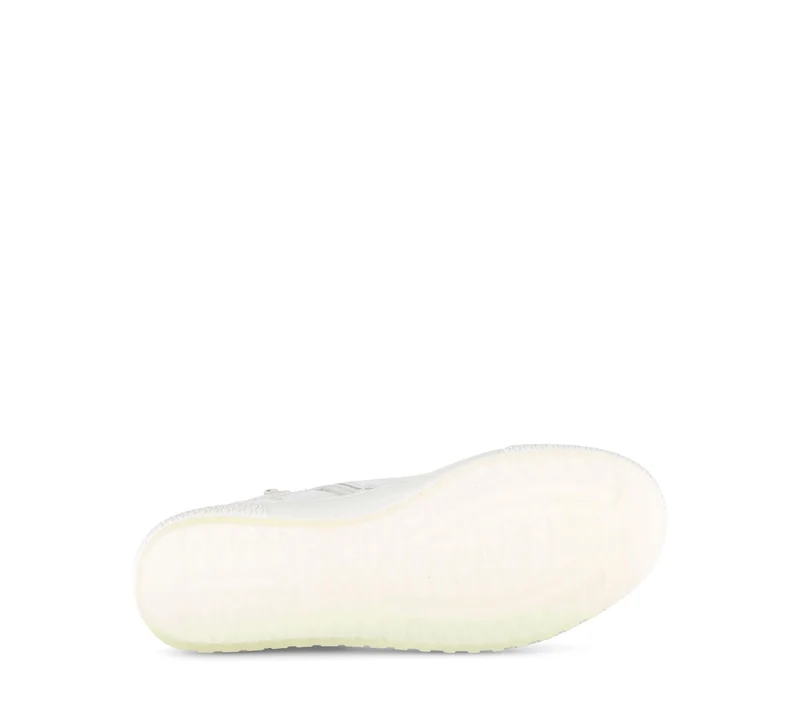Baskets montantes blanches en cuir