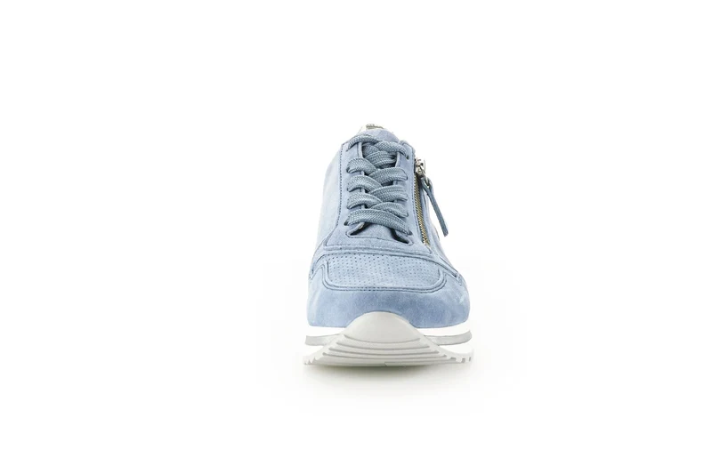 Baskets bleu clair en Nubuck