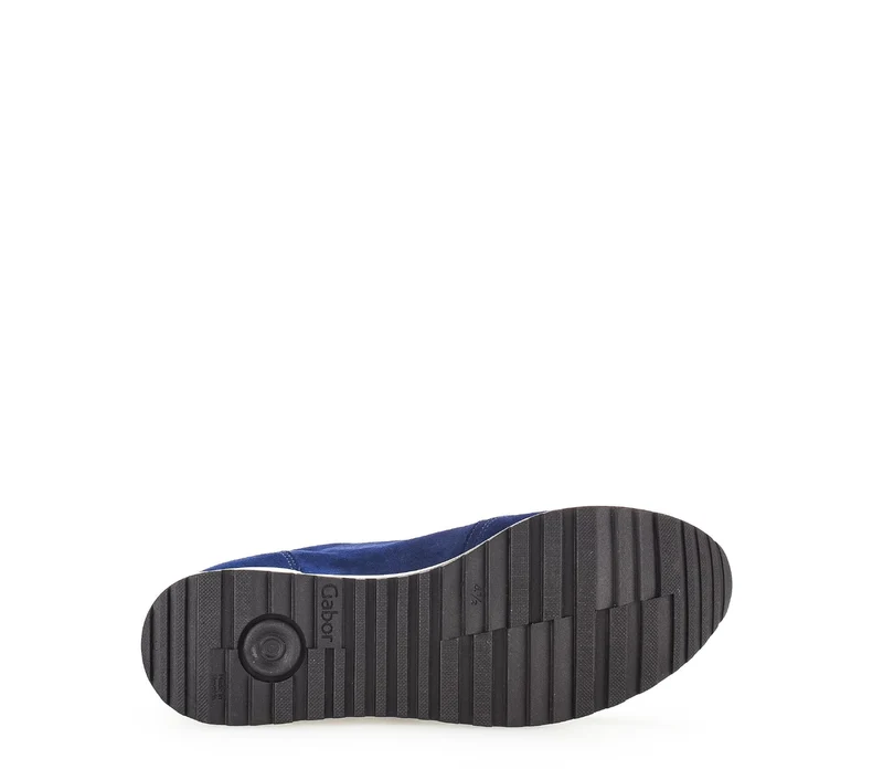 Baskets bleu marine en nubuck