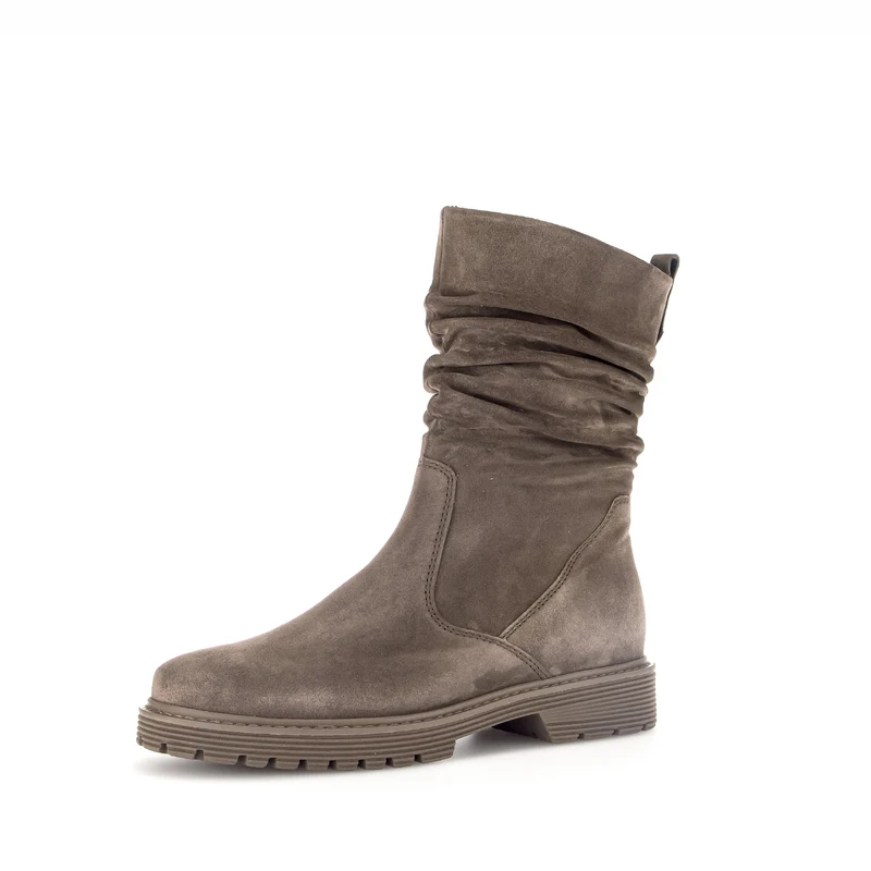 Bottines Mid taupe en velours