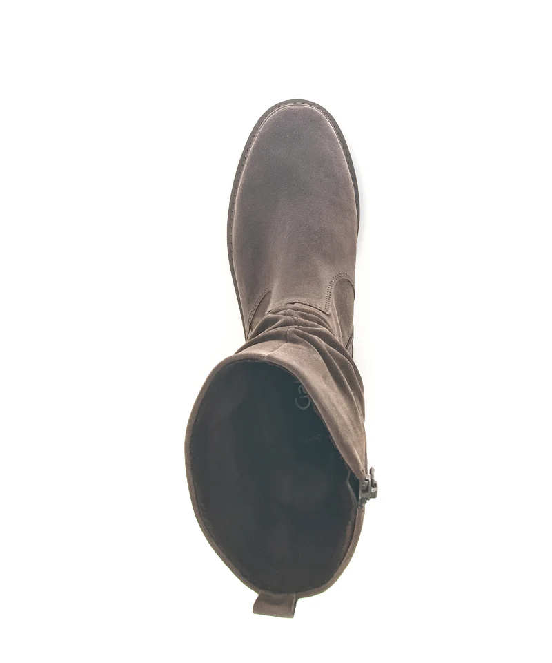 Bottines Mid taupe en velours