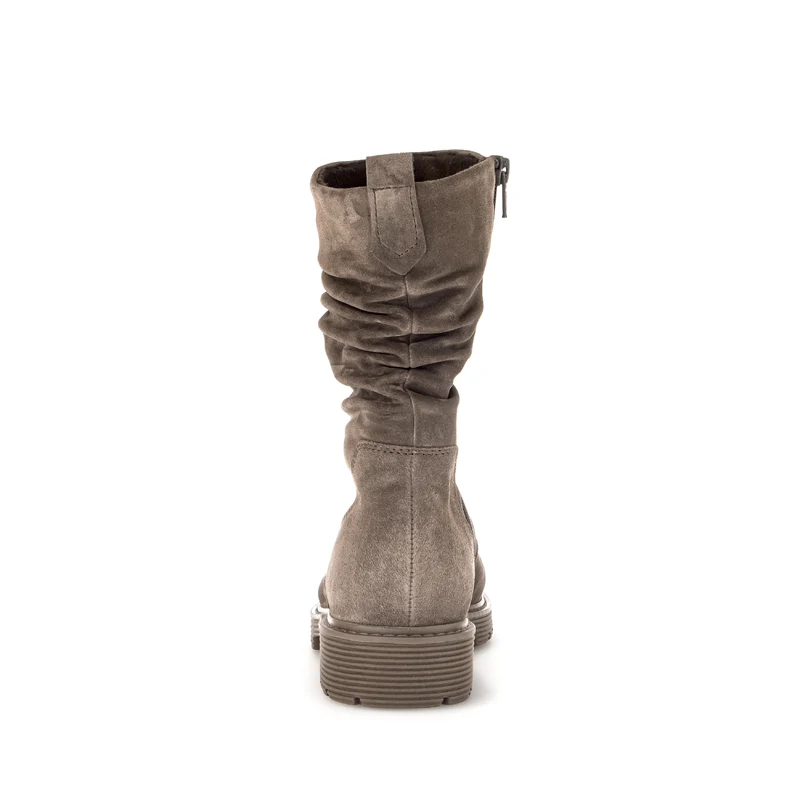 Bottines Mid taupe en velours