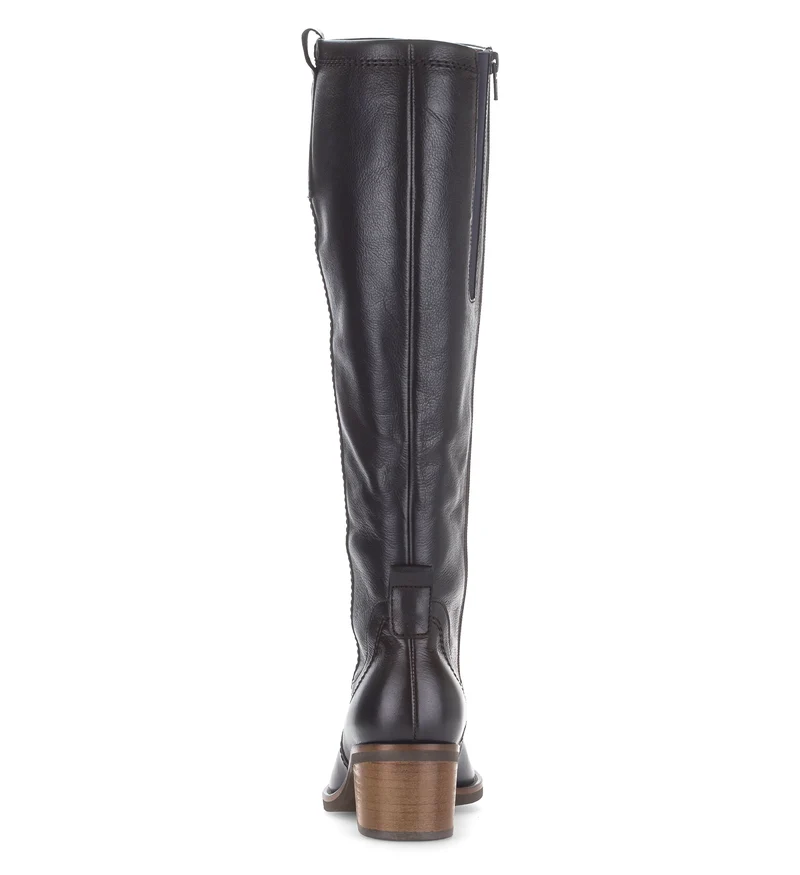 Bottes bleues en cuir