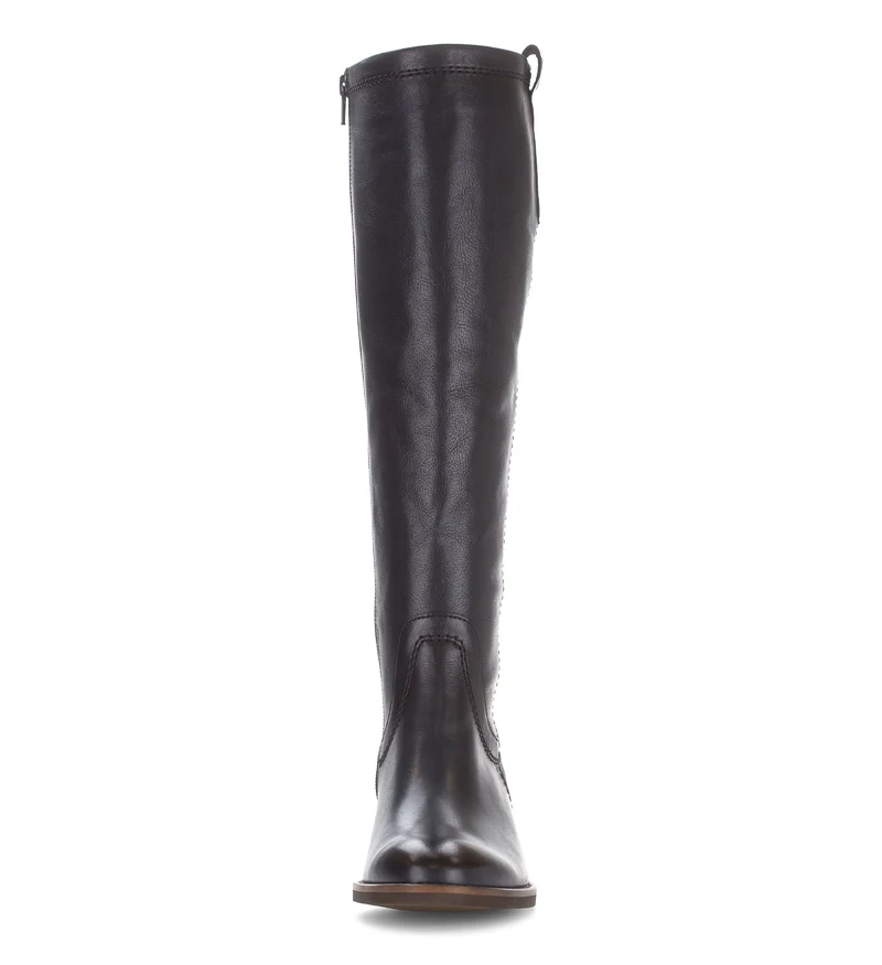 Bottes bleues en cuir