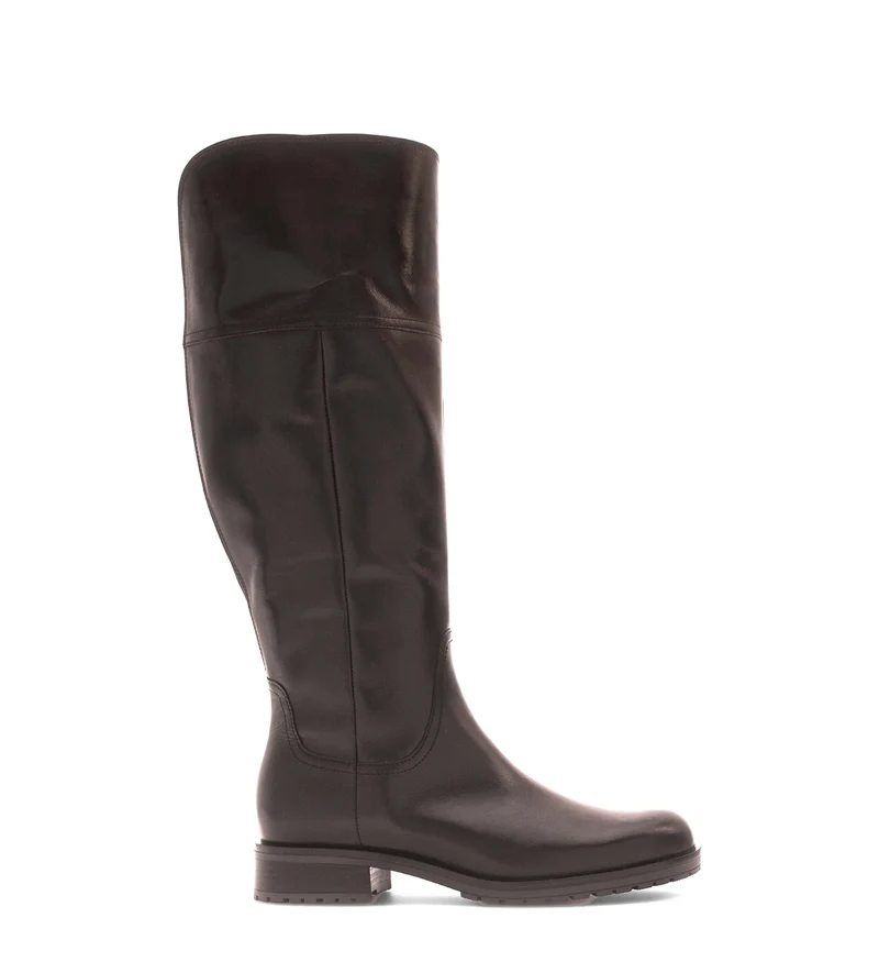 Bottes marron en cuir